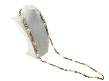 Mixed Materials Fashion Necklace