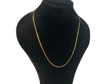 14k Yellow Gold Chain - 20" Long