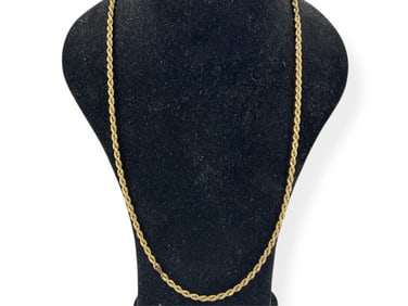 Vintage 14k Rope Chain