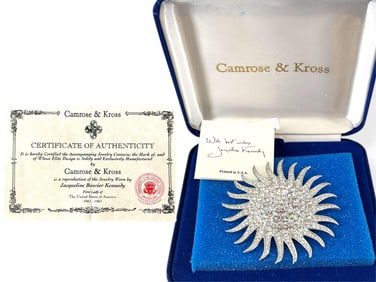 Camrose & Cross Jacqueline Bouvier Kennedy Series Brooch