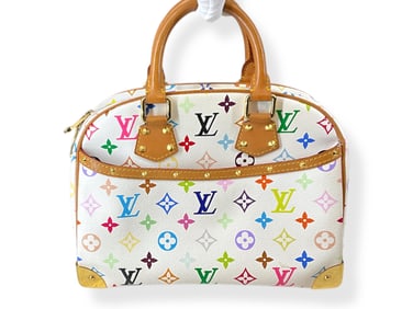 LOUIS VUITTON Trouville Monogram Multicolor Blanc