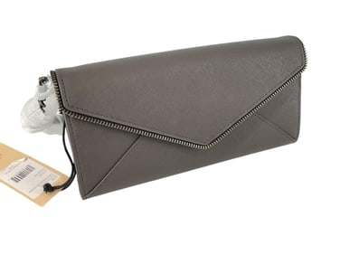NEW WITH TAGS: REBECCA MINKOFF Cleo Leather Wallet on Crossbody Chain