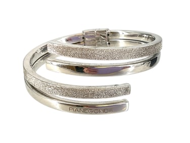 Signed Pianegonda Sterling Silver Cuff Bracelet