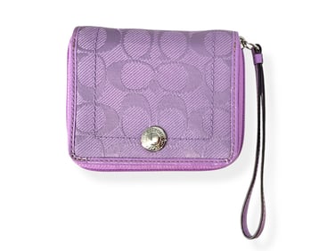 COACH Lavender Wristlet/Wallet