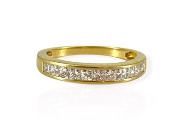 Channel-Set Diamond Band