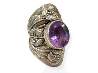 Sterling Silver Amethyst Ring