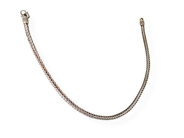 Well Crafted Sterling Silver Foxtail Chain