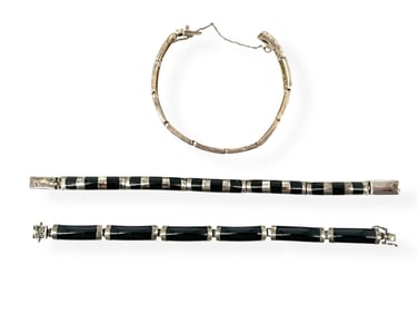 (3) Sterling Bracelets
