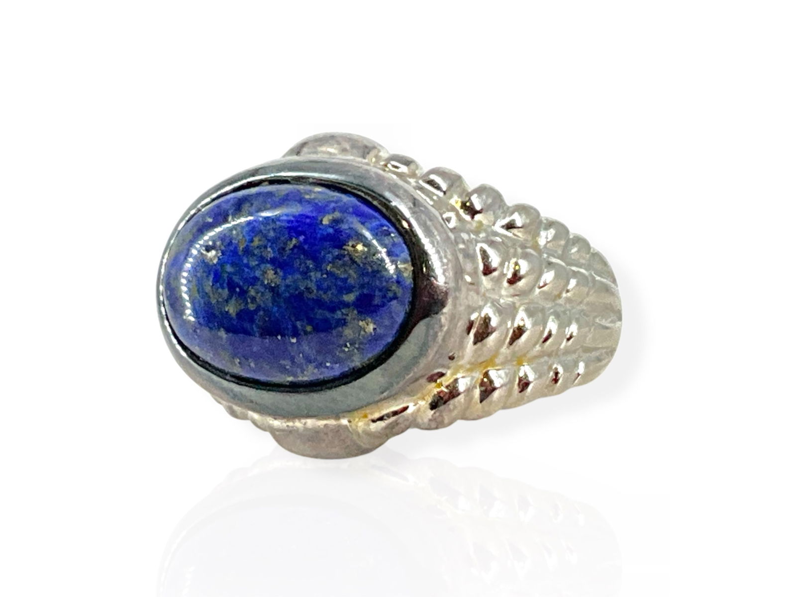 Sterling Silver and Lapis Lazuli Stone Ring (1 of 5)