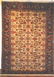 73: ANTIQUE FINISH INDO PERSIAN MAHAL 6 X 9