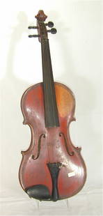 LOUIS LOWENDALL VIOLIN DATED 1887 24"L: LOUIS LOWENDALL VIOLIN DATED 1887 24"L