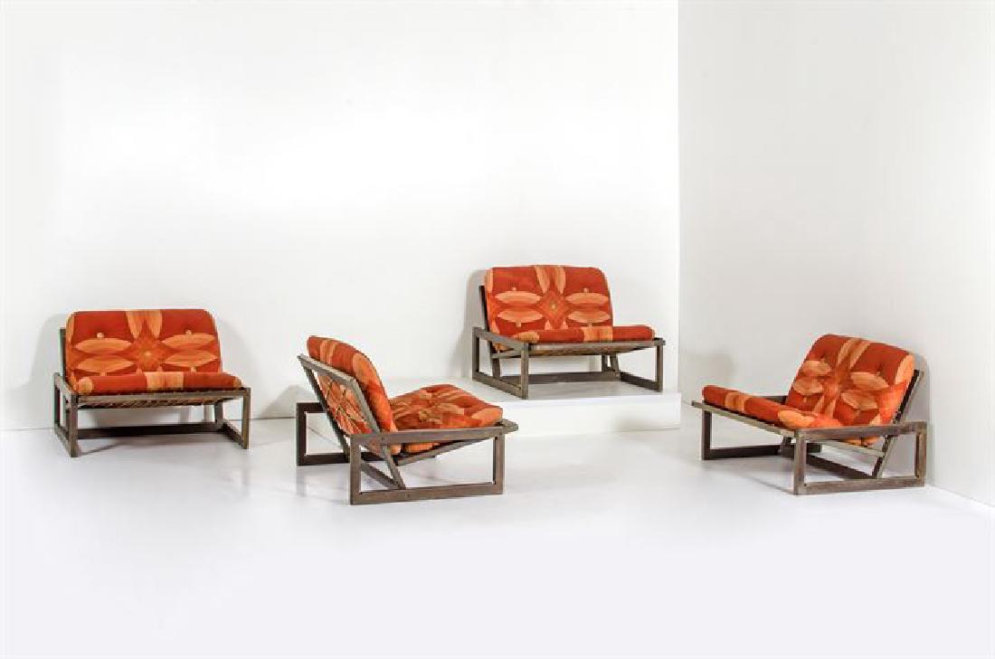 SCARPA AFRA E TOBIA Quattro poltrone mod. Carlotta (1 of 1)