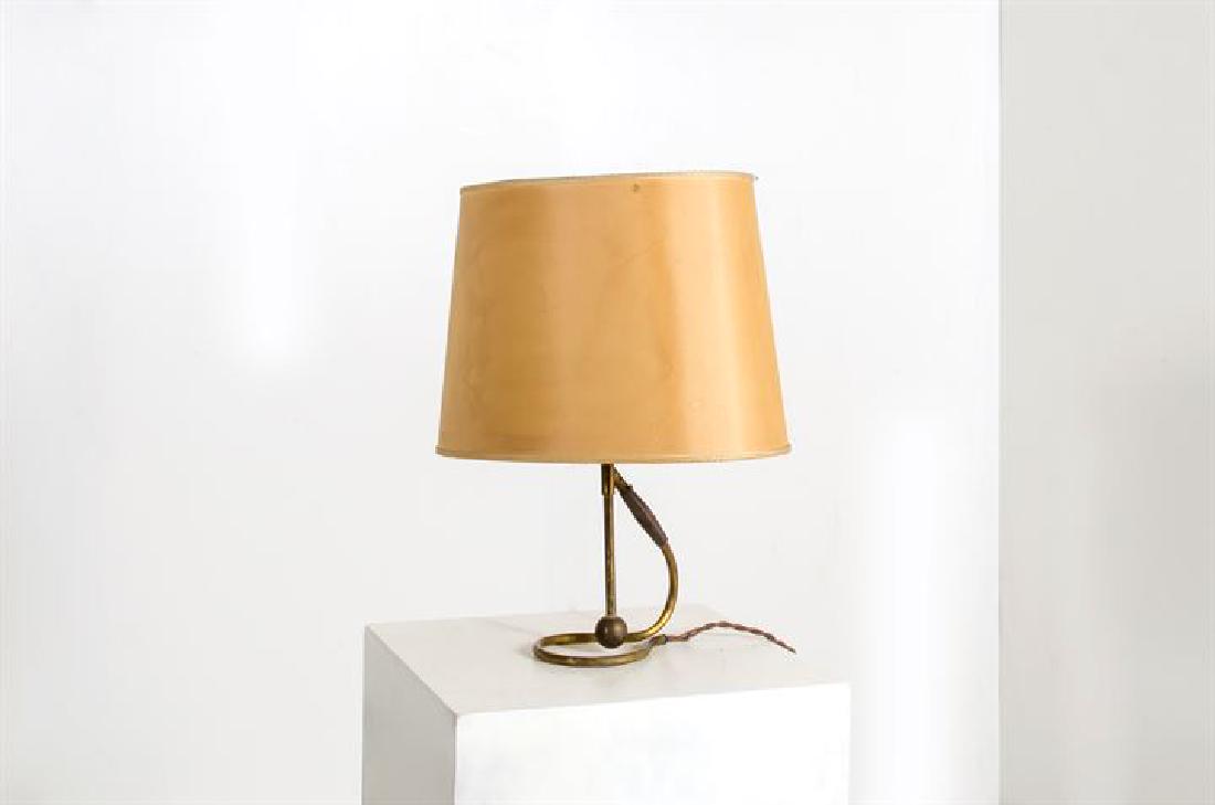 KAARE KLINT_x000D_ Lampada mod 306: Ottone lucidoProd. Le Klint anni '50h cm 49
