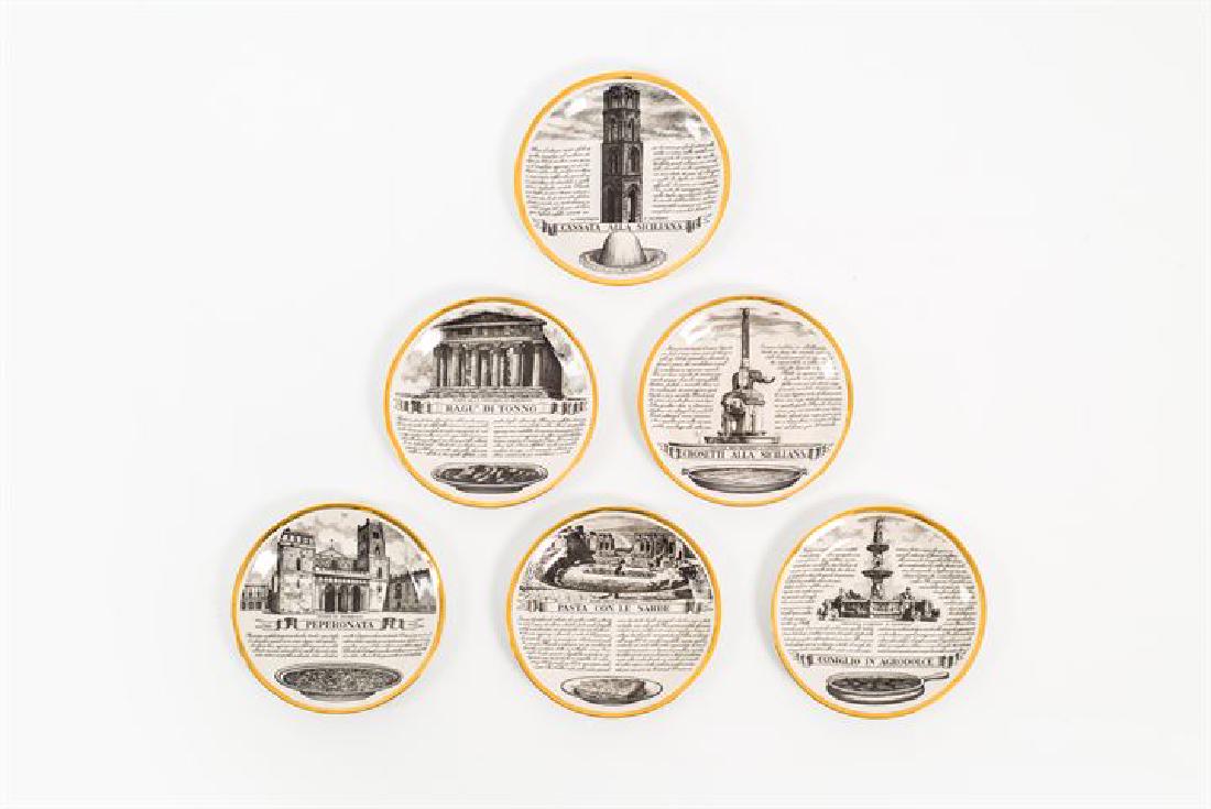 FORNASETTI PIERO_x000D_ Sei piatti della serie (1 of 1)
