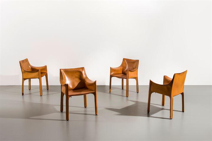 MARIO BELLINI Quattro sedie mod. Cab 4123 (1 of 1)