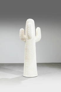 GUIDO DROCCO, FRANCO MELLO: GUIDO DROCCO, FRANCO MELLOAppendiabitiStruttura in poliuretano espanso. Superficie tarttata con vernice GuflacEsemplare 23/250Prod. Gufram Multipli, 2007 cm 170x70Piccoli difetti