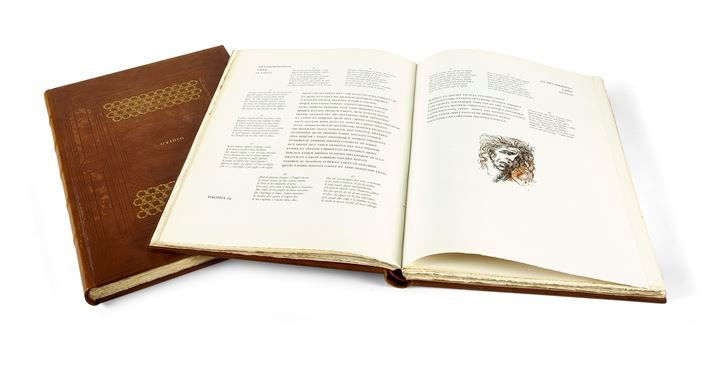 TOMMASI MARCELLO Pietrasanta 1928 - 2008 Lido di: TOMMASI MARCELLO Pietrasanta 1928 - 2008 Lido di Camaiore Ovidio, "Le Metamorfosi", Riproduzione a stampa con XXIV litografie e disegni di Marcello Tommasi, 1975, Vol. I e II, Eldec Edizioni Pregiate,