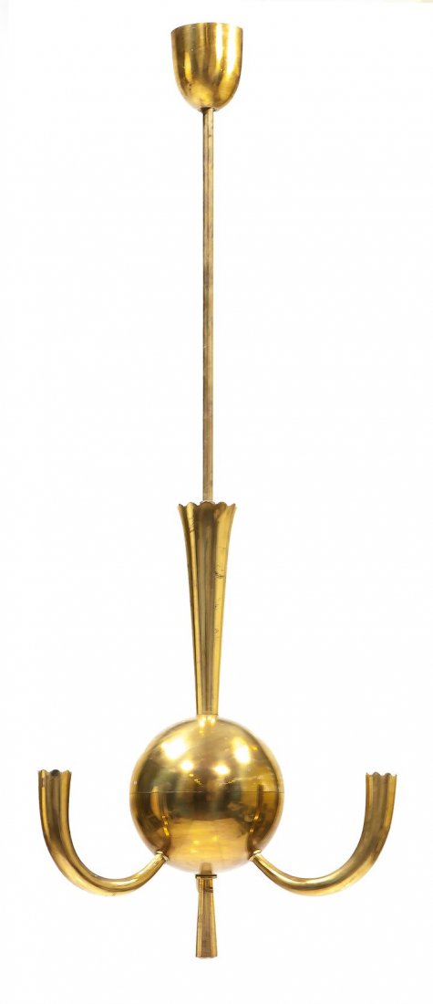 ULRICH GUGLIELMO, (NELLO STILE DI) Lampada a: Anni '40 h cm 74