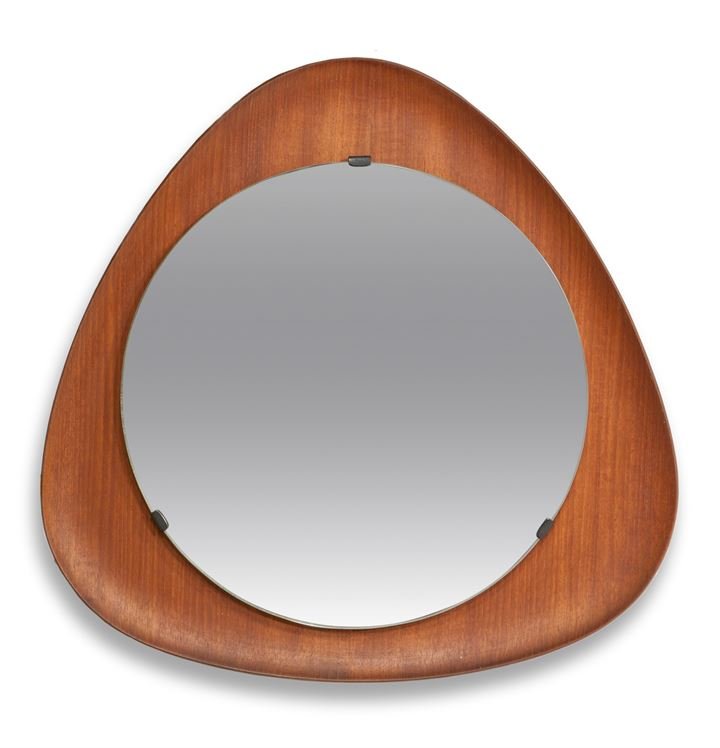 CAMPO FRANCO, GRAFFI CARLO Specchiera in compensato di: Prod. Home, Torino, 1958 cacm 56x54