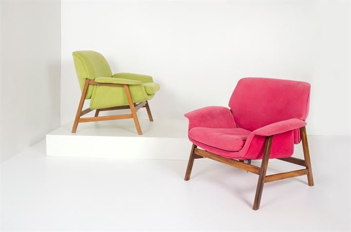 FRATTINI GIANFRANCO_x000D_ Due poltrone mod. 849 (1 of 1)