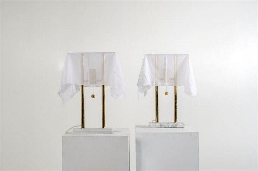 TAKAHAMA KAZUIDE_x000D_ Coppia di lampade mod. Nefer (1 of 1)