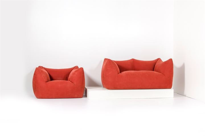 BELLINI MARIO_x000D_ Divano e poltrona mod. Le Bambole (1 of 1)