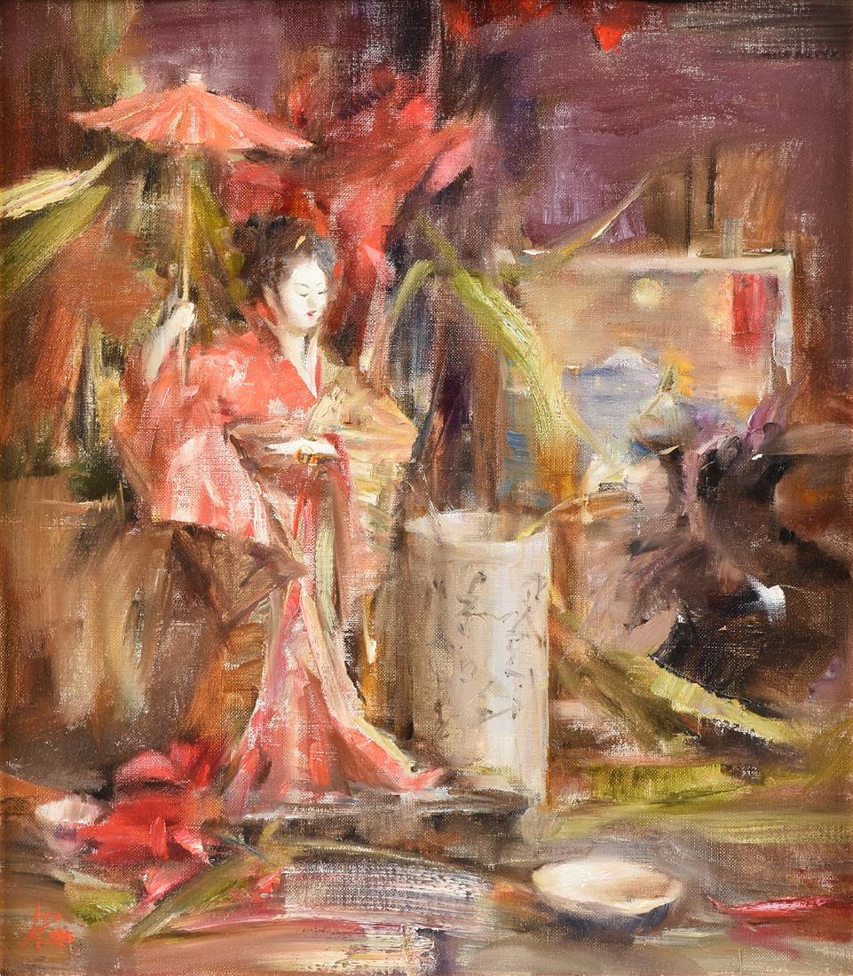 LAURA ROBB (American, b. 1955) A PAINTING "Still Life (1 of 10)