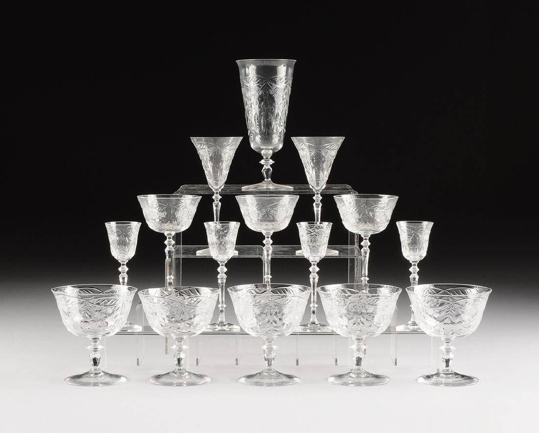 A SET OF FORTY-FIVE CONTINENTAL CUT AND ENGRAVED (1 of 8)