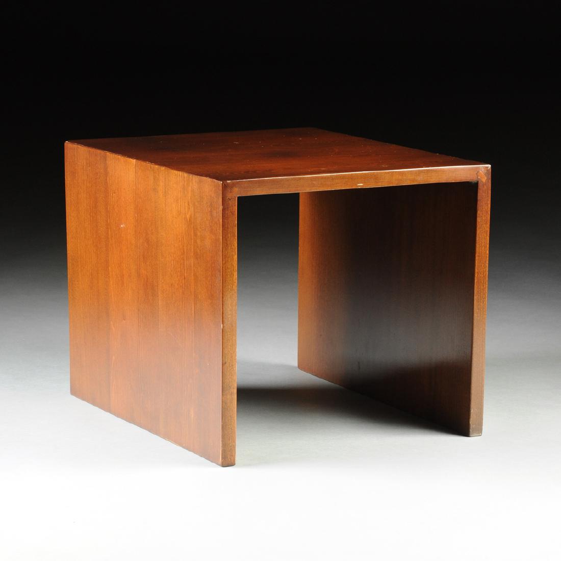 A MID CENTURY MODERN AMERICAN WALNUT SIDE TABLE, THIRD (1 of 5)