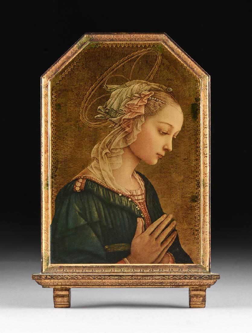 AN ITALIAN RENAISSANCE STYLE ICON AFTER FILIPPO LIPPI'S (1 of 10)