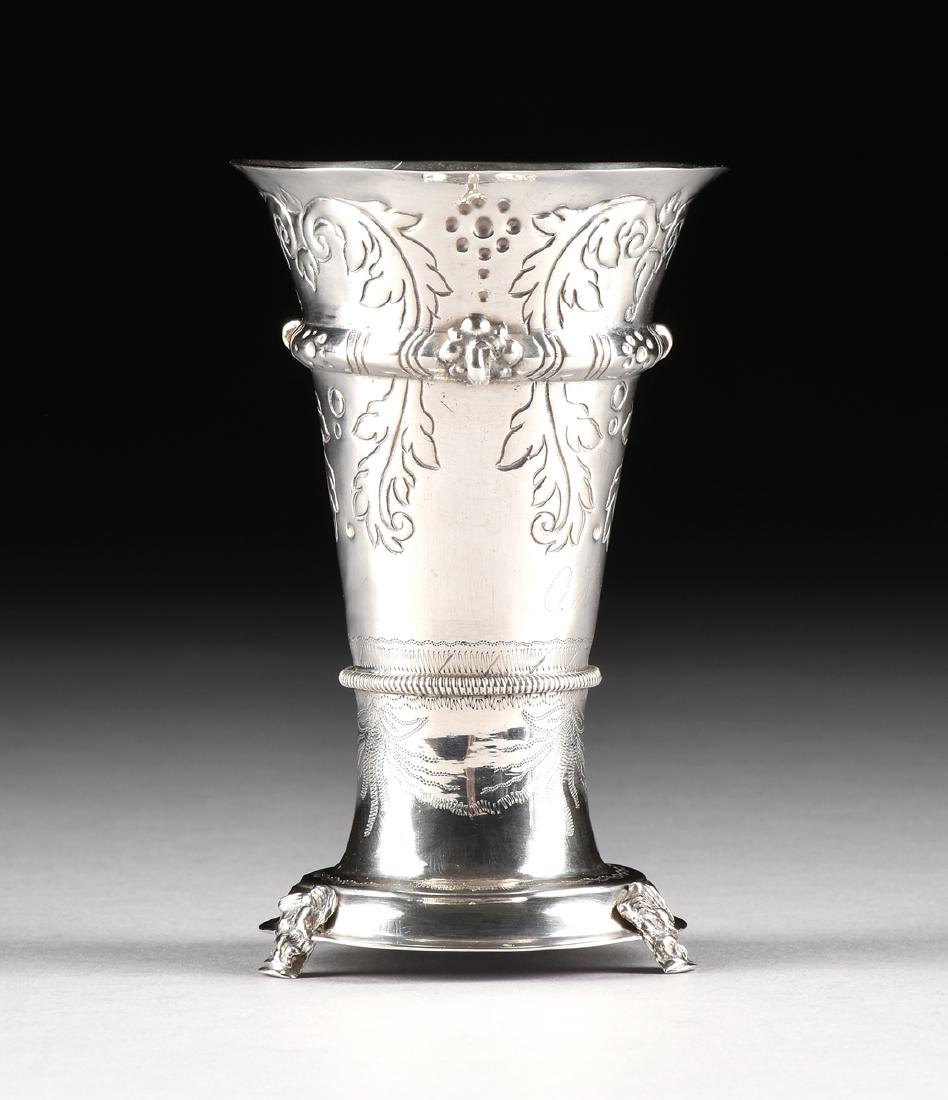A CONTINENTAL SILVER HISTORICIST BEAKER, 19TH CENTURY, (1 of 6)