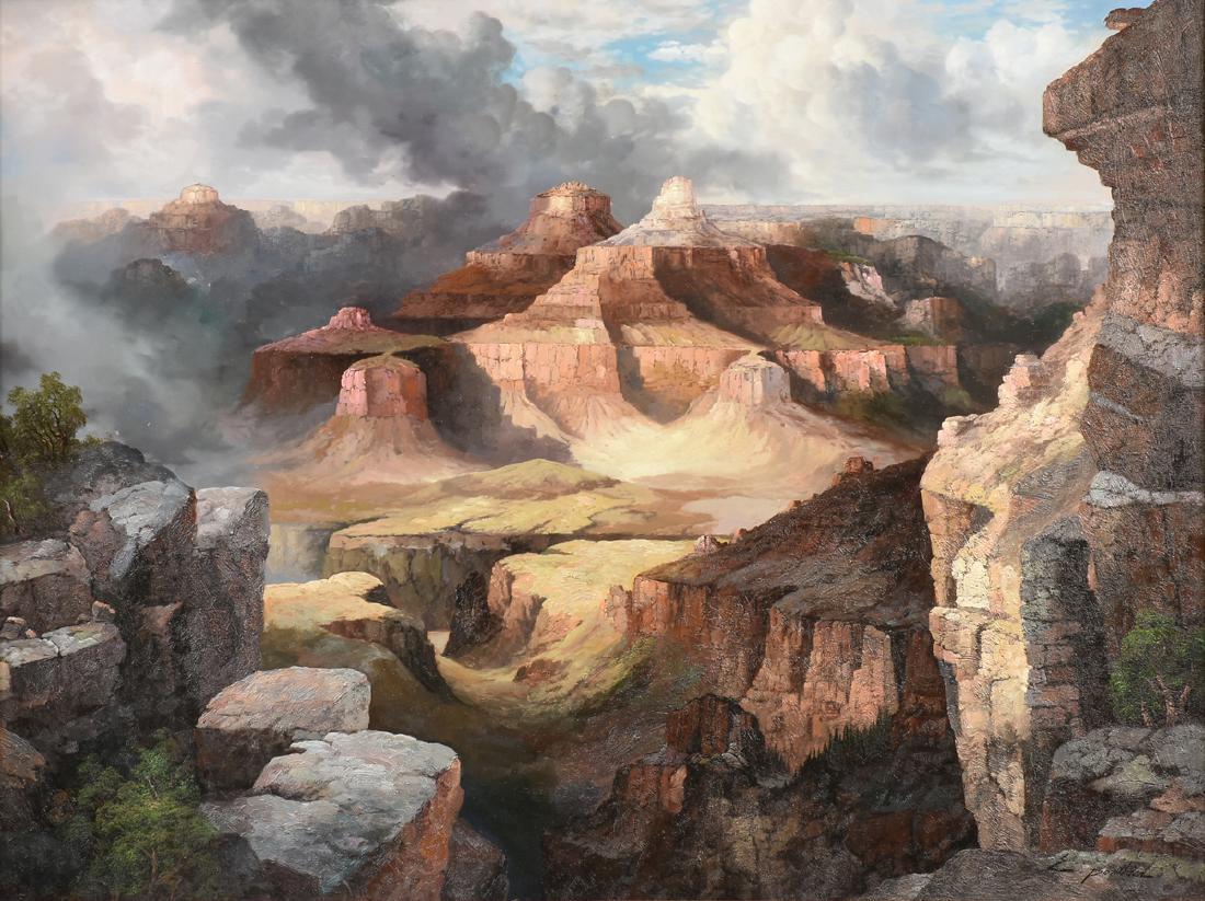 NANCY LEE (20th Century) A PAINTING, "The Grand Canyon, (1 of 11)