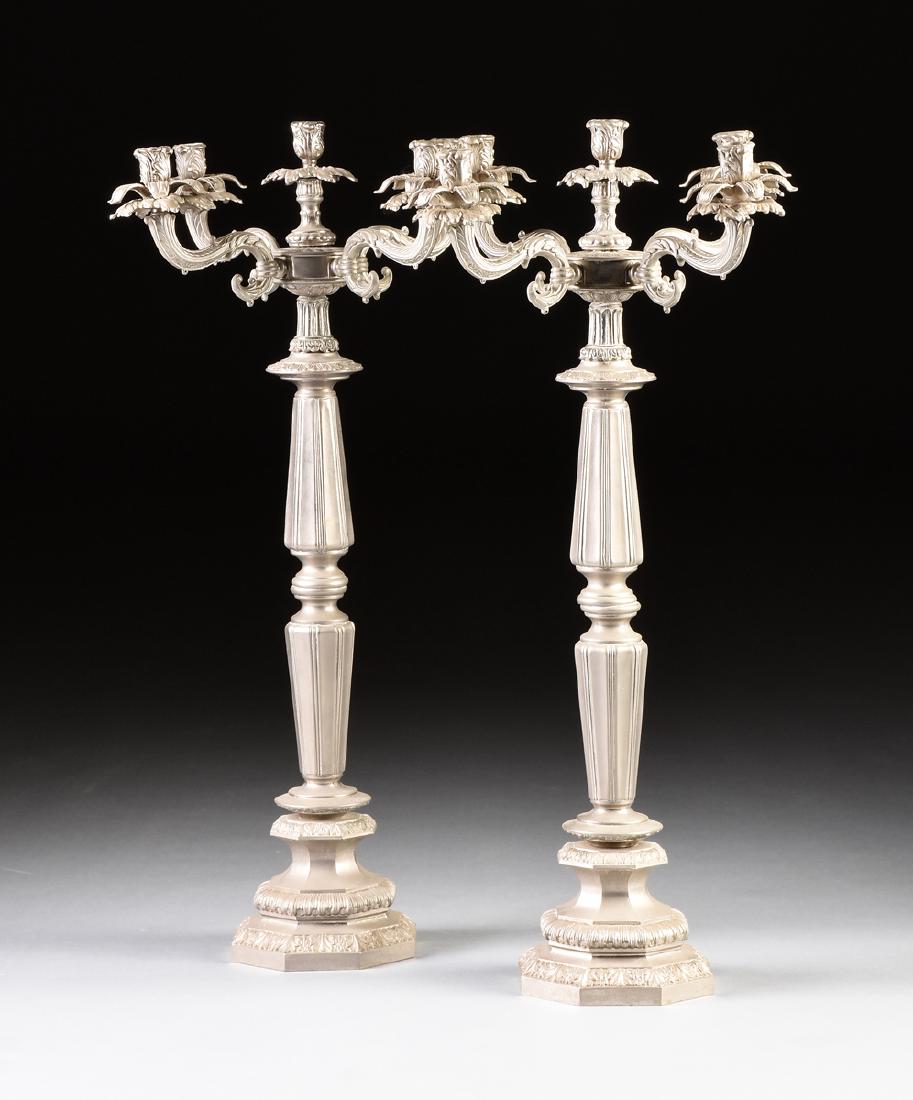 A PAIR OF AMERICAN GAS-LITE MANUFACTURING CO. TALL (1 of 8)