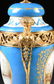 A PAIR OF SÈVRES STYLE BRONZE DORÉ MOUNTED BLUE - 10