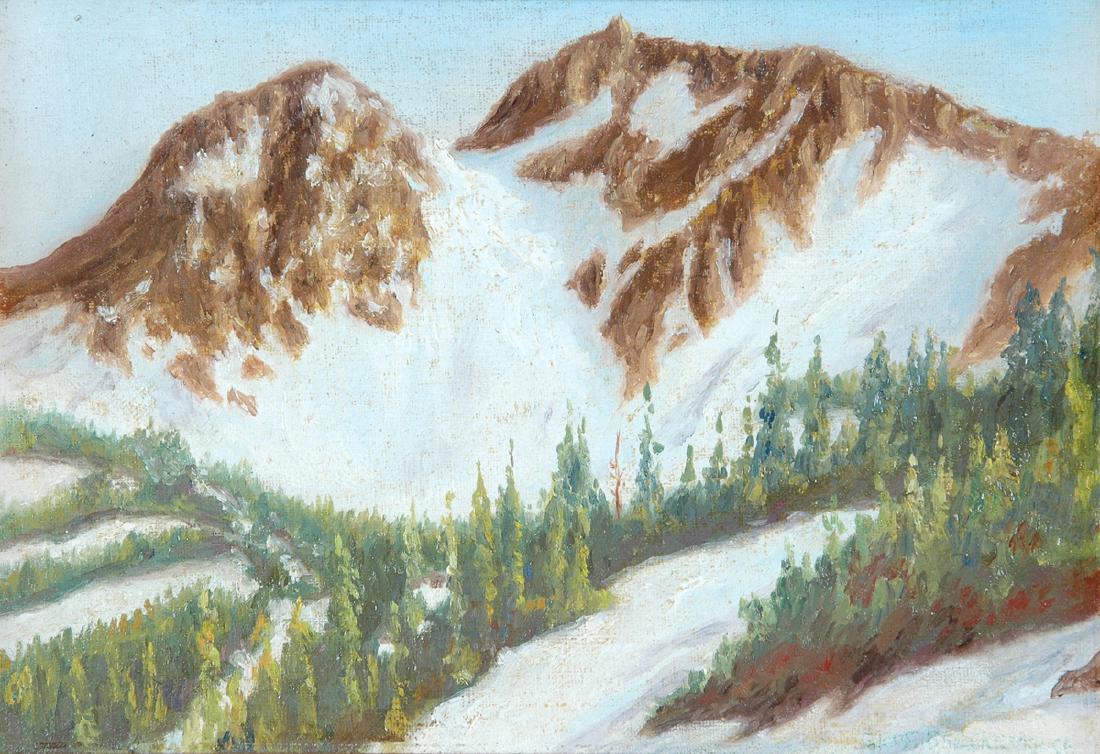 GEORGE BRECKENRIDGE (American 20th Century) A PAINTING, (1 of 5)