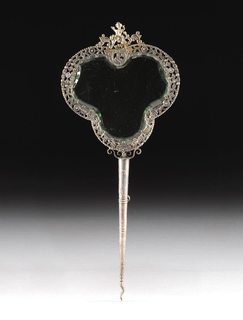 A DUTCH .833 STANDARD SILVER HAND MIRROR, CIRCA 1890 (1 of 6)