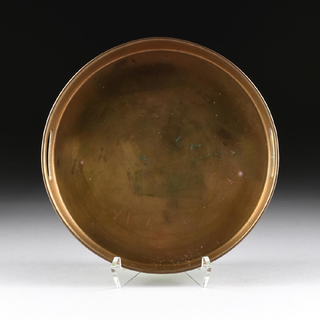 A MID CENTURY MODERN INDIAN PATINATED BRASS OVER COPPER (1 of 4)