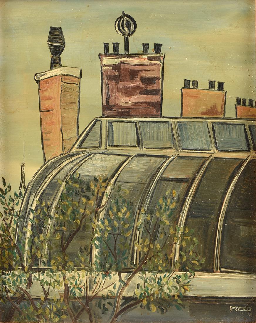 FRANK FREED (American/Texas 1906-1975) A PAINTING, (1 of 10)