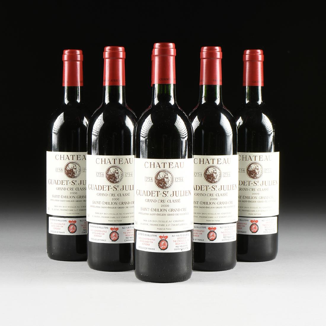 A GROUP OF SIX BOTTLES OF 2000 CHÂTEAU GUADET (1 of 6)