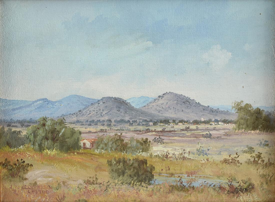 SALOMON HERNANDEZ CASTRO (Mexican b. 1945) A PAINTING, (1 of 11)