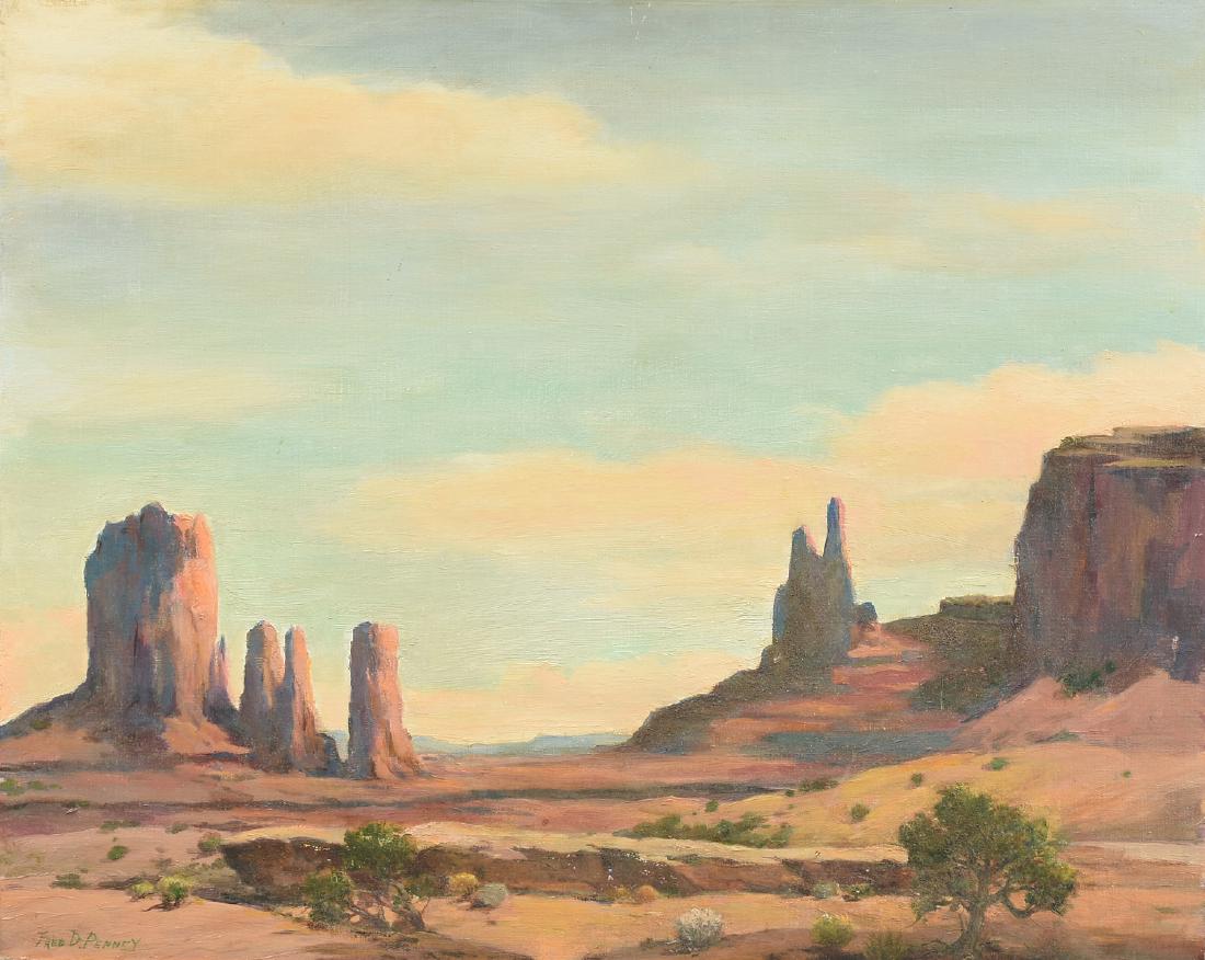 FREDERICK DOYLE PENNEY (American 1900-1988) A PAINTING, (1 of 10)