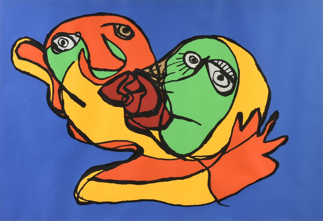 KAREL CHRISTIAAN APPEL (American 1921- 2006) A PRINT, (1 of 11)