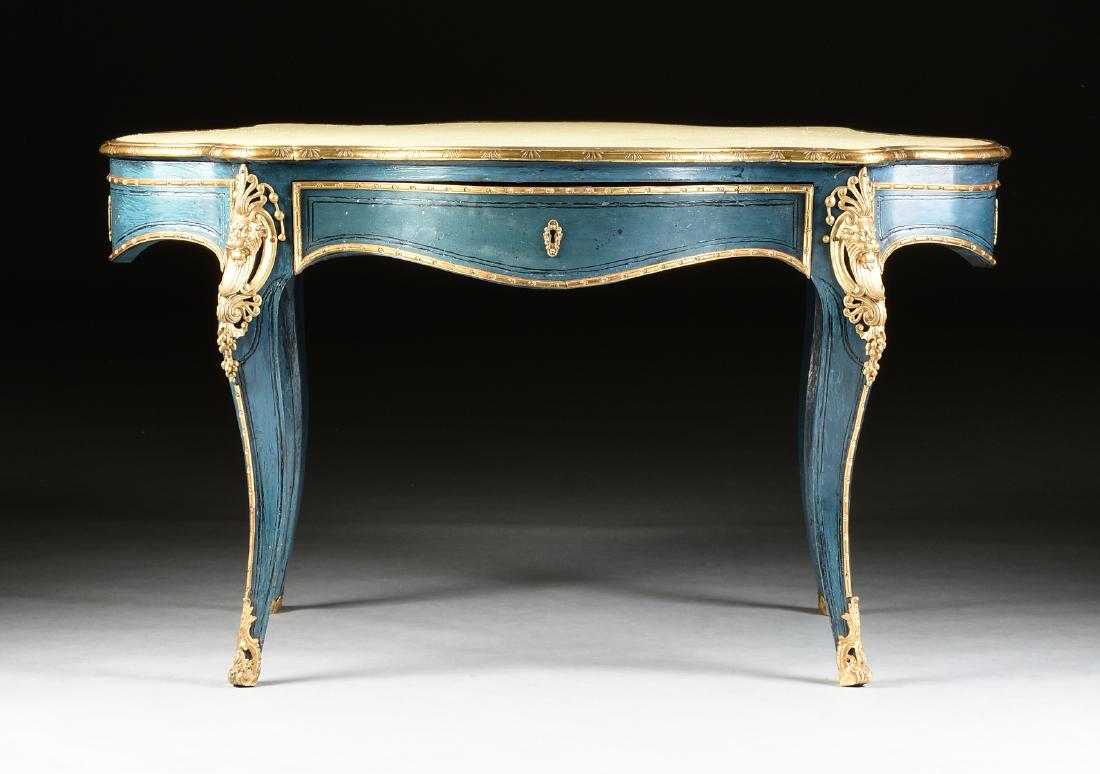 A ROCOCO REVIVAL ORMOLU MOUNTED POLYCHROME TURTLE TOP (1 of 7)