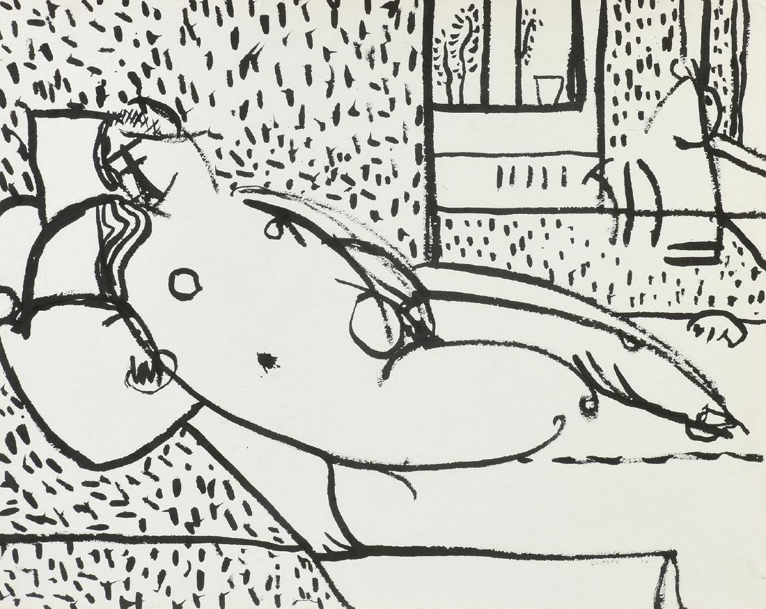 JOSEPH M. GLASCO (American 1925-1996) A PAINTING, "Venu (1 of 14)