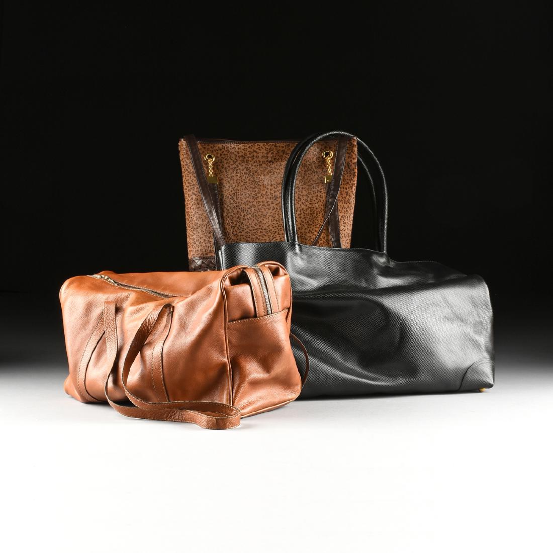 A GROUP OF THREE VENETIAN BOTTEGA VENETA BAGS, (1 of 12)