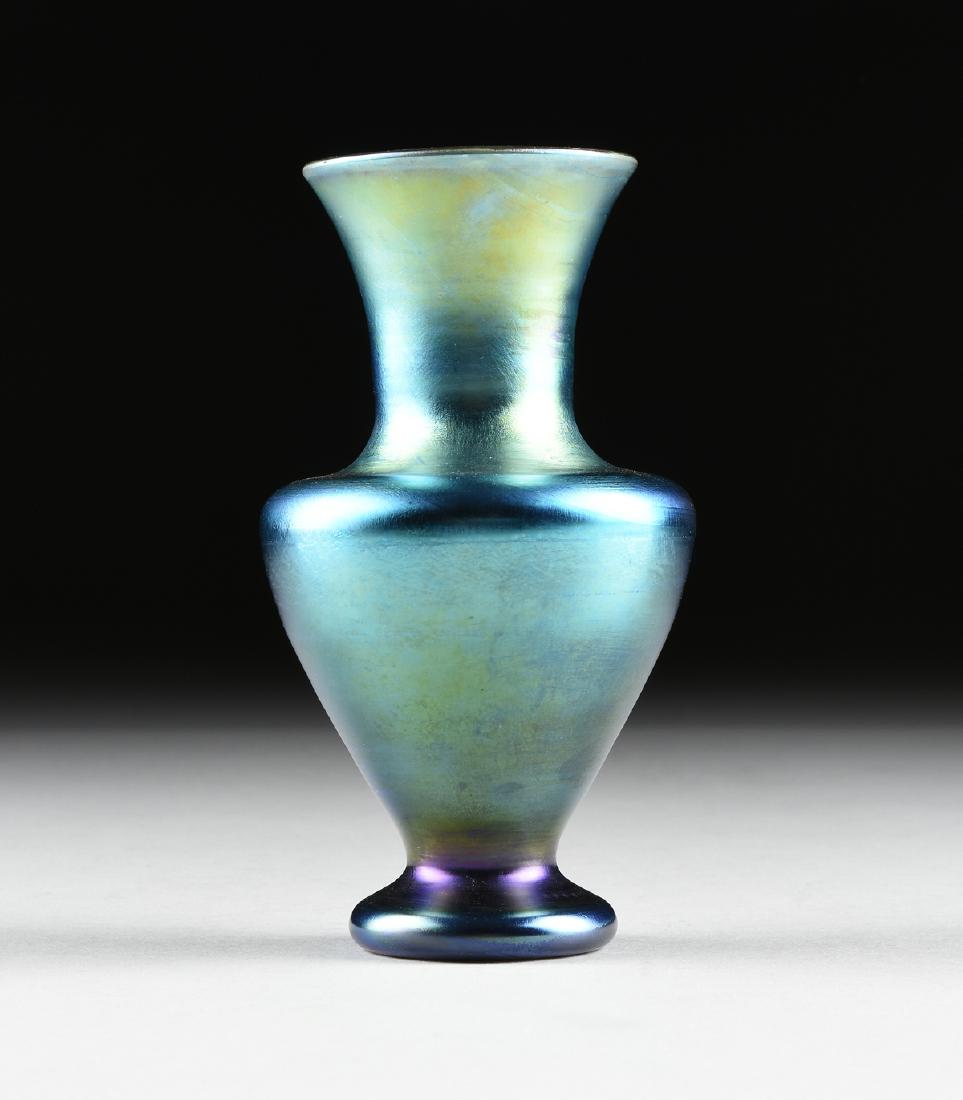LOUIS COMFORT TIFFANY (American 1848-1933) A BLUE (1 of 6)