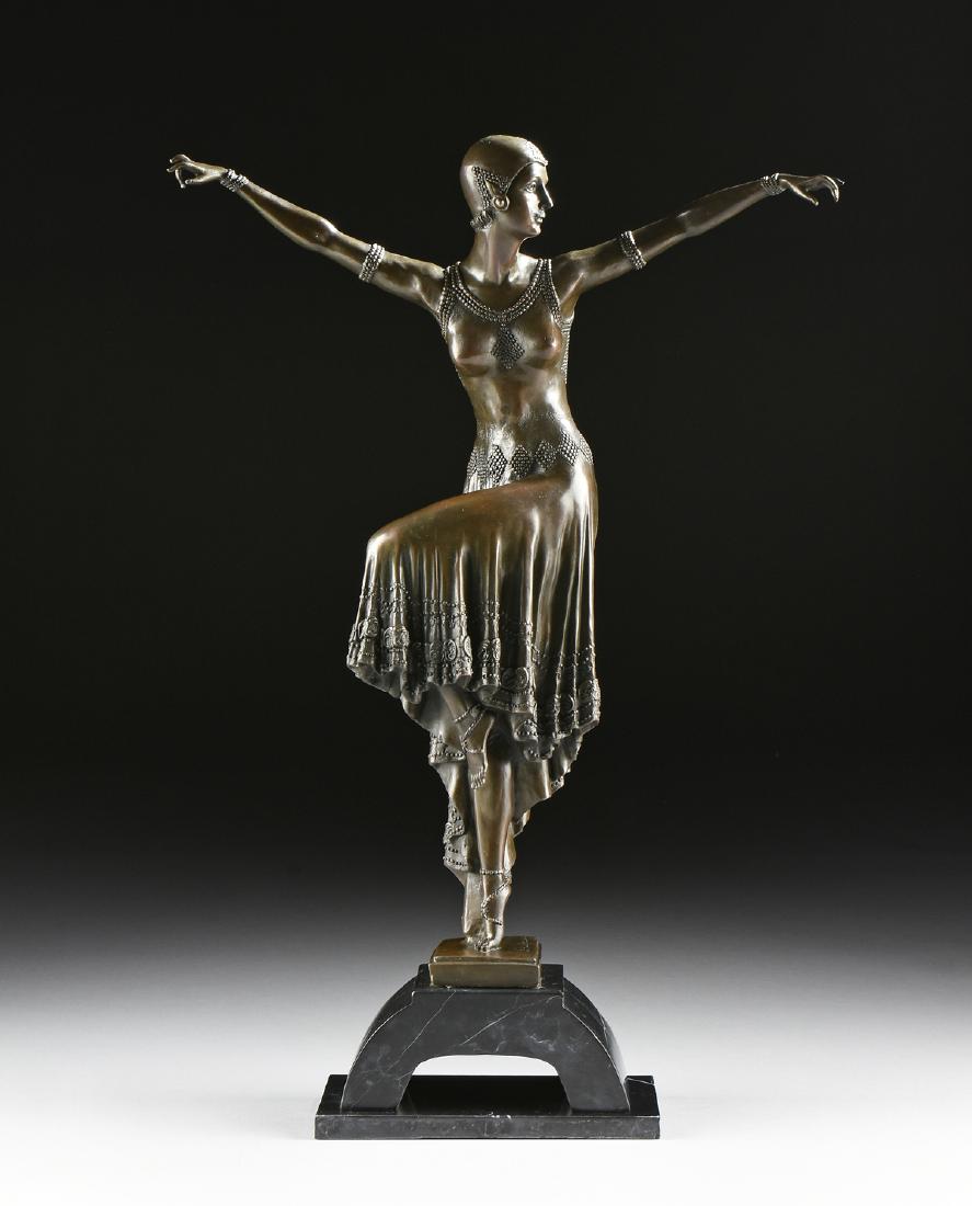 in the manner of DEMETRE CHIPARUS (Romanian 1886-1947) (1 of 10)