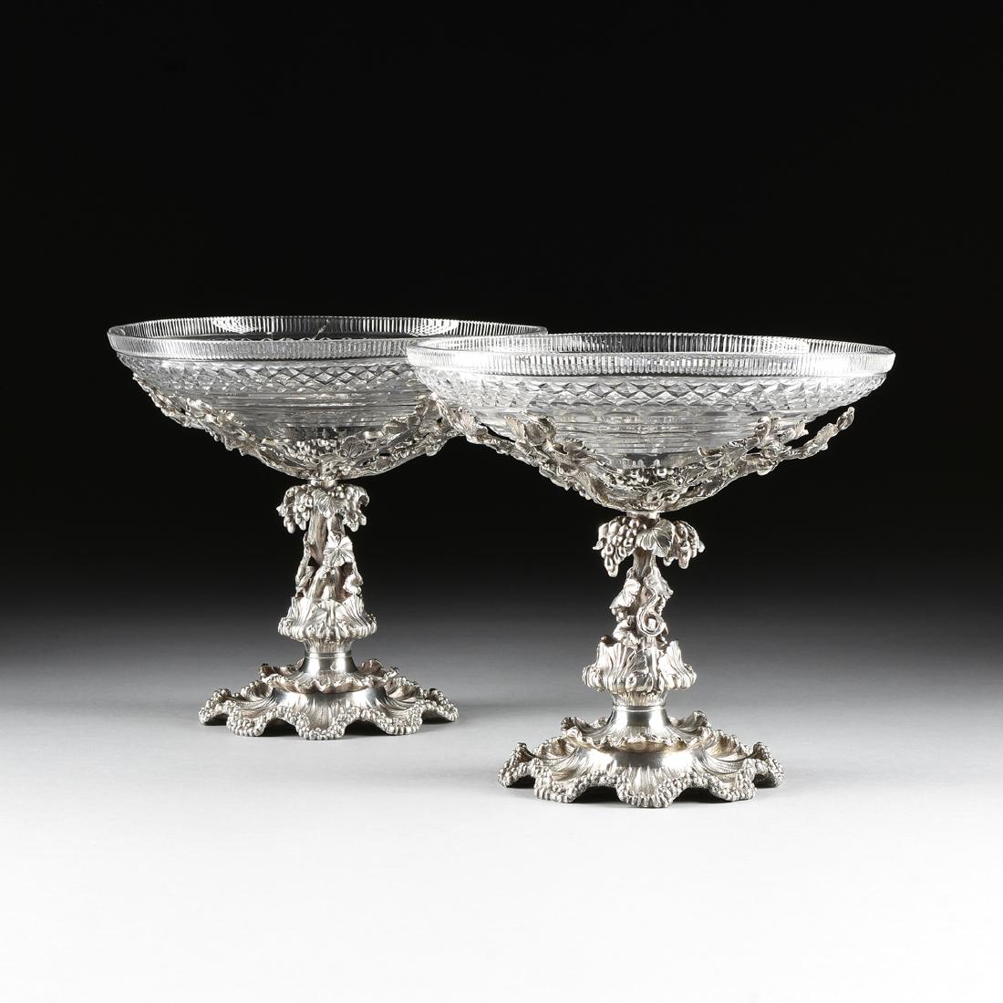 A PAIR OF REPRODUCTION GEORGE RICHARDS ELKINGTON CUT (1 of 11)