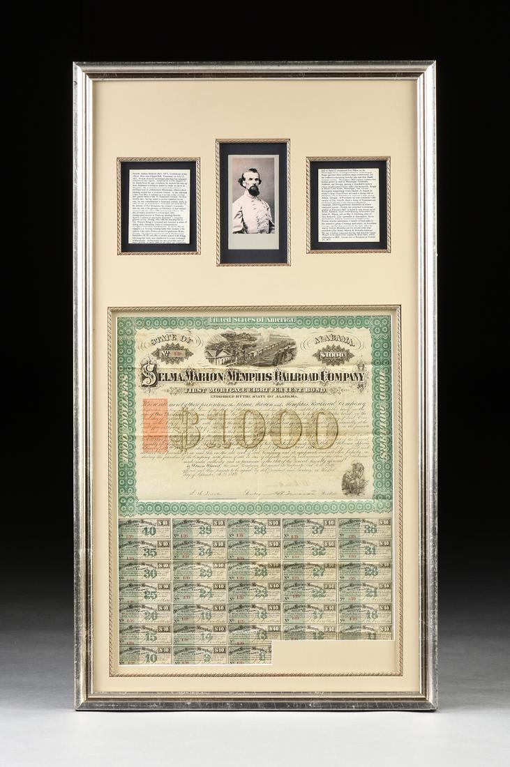 AN AUTOGRAPHED DOCUMENT SIGNED BY NATHAN BEDFORD (1 of 6)