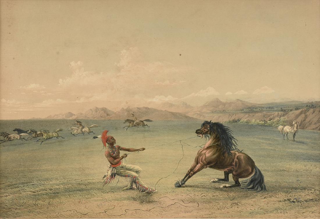 after GEORGE CATLIN (American, 1796-1872) A HAND (1 of 12)